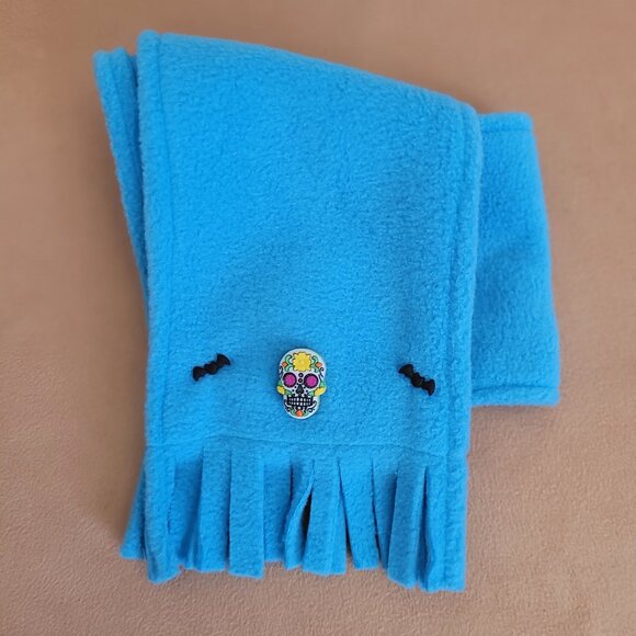 Sugar Skull Halloween 2pc Outfit scarf for 11" Mattel Child Grogu baby yoda Doll - Picture 3 of 6